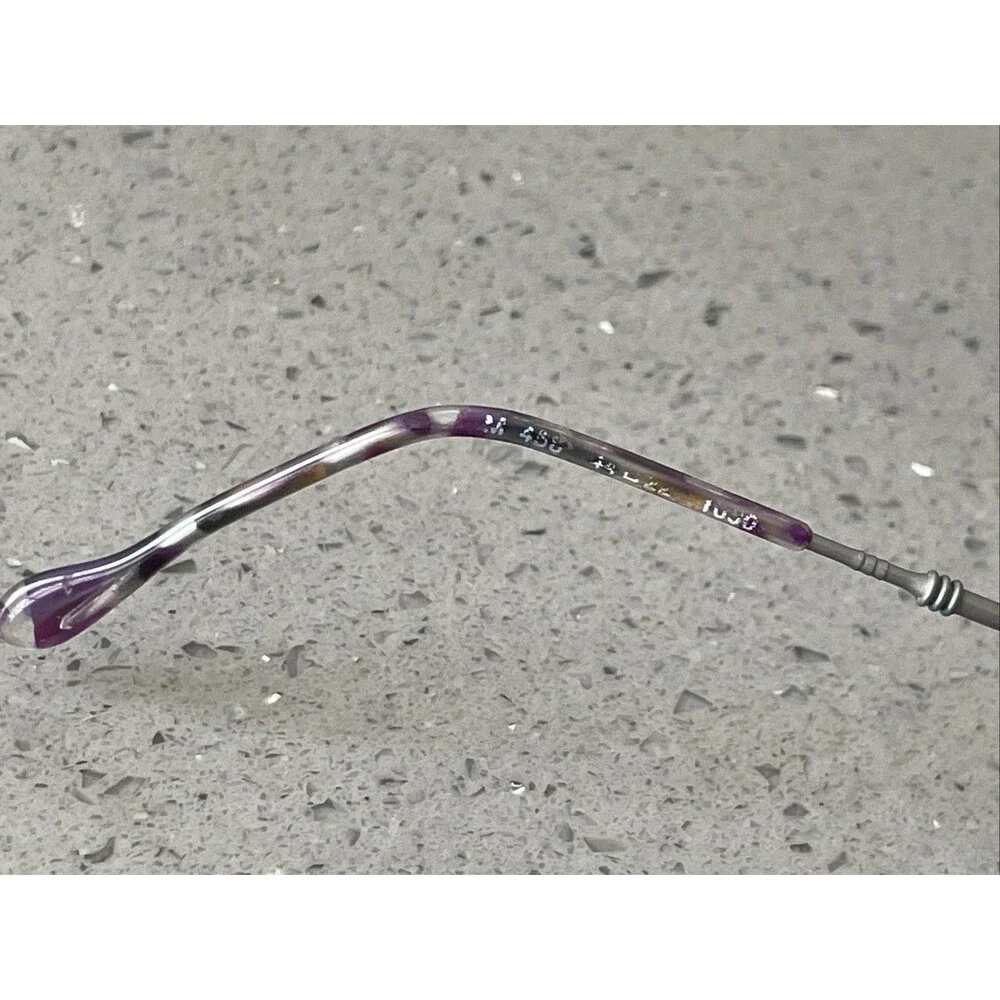 Vintage Eyeglasses FRAMES ONLY Casanova style Multicolored Italy M 450 44-22